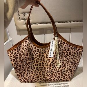 Stoney Clover Lane Scoop Tote - Leopard Safari Into the Wild